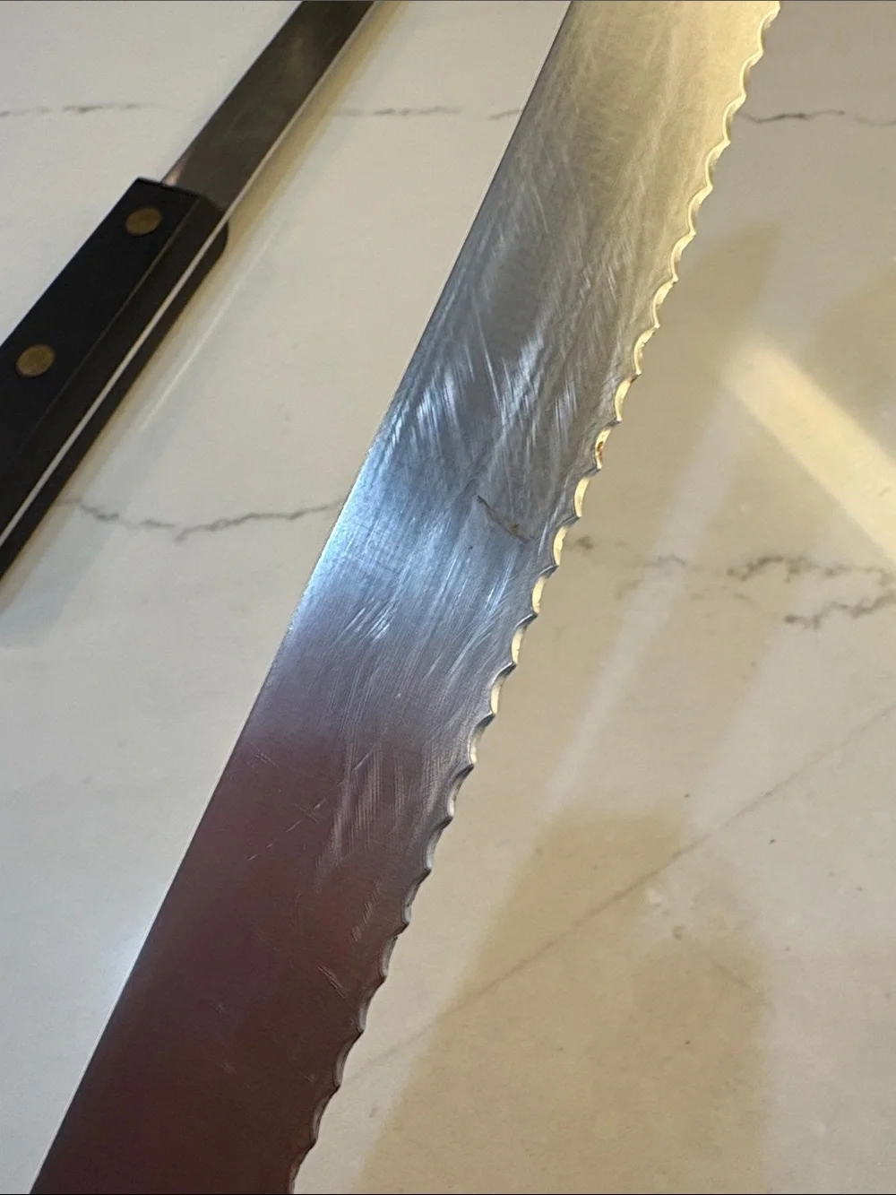 Sabatier Elephant round tip slicer and serrated bread knife